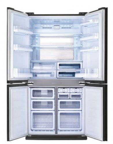 Холодильник Sharp SJGX98PBK черный фото 3