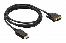 Кабель аудио-видео Buro 1.1v DisplayPort (m)/DVI-D (Dual Link) (m) 2м. Позолоченные контакты черный 