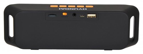 Колонка порт. Hyundai H-PAC160 черный/оранжевый 6W 1.0 BT/3.5Jack/USB фото 5