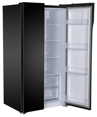 Холодильник Hyundai CS6503FV черное стекло (двухкамерный) фото 25