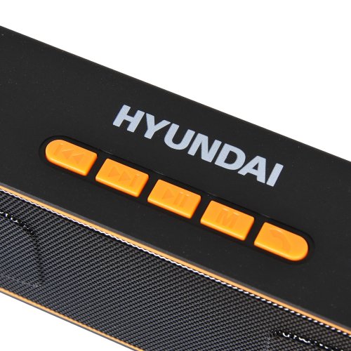 Колонка порт. Hyundai H-PAC160 черный/оранжевый 6W 1.0 BT/3.5Jack/USB фото 8