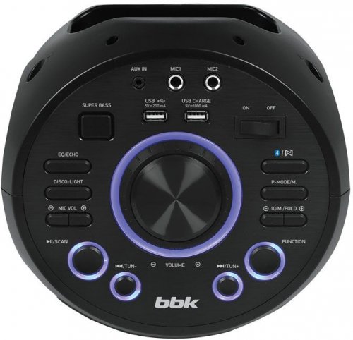 Колонка порт. BBK BTA6001 C черный 30W 1.0 BT/3.5Jack/USB 4000mAh (BTA6001 (B)) фото 2