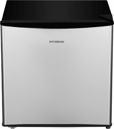 Холодильник Hyundai CO0502 однокамерный серебристый/черный фото 6