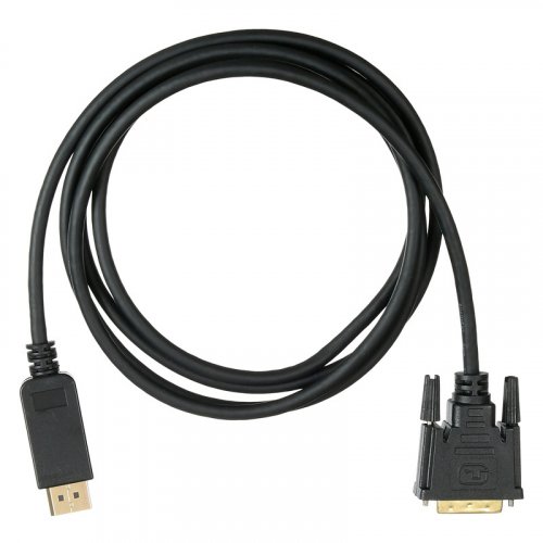 Кабель аудио-видео Buro 1.1v DisplayPort (m)/DVI-D (Dual Link) (m) 2м. Позолоченные контакты черный  фото 2