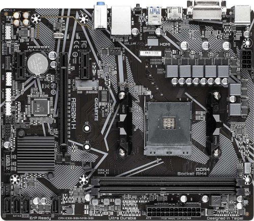 Материнская плата Gigabyte A520M H Soc-AM4 AMD A520 2xDDR4 mATX AC`97 8ch(7.1) GbLAN RAID+DVI+HDMI фото 13
