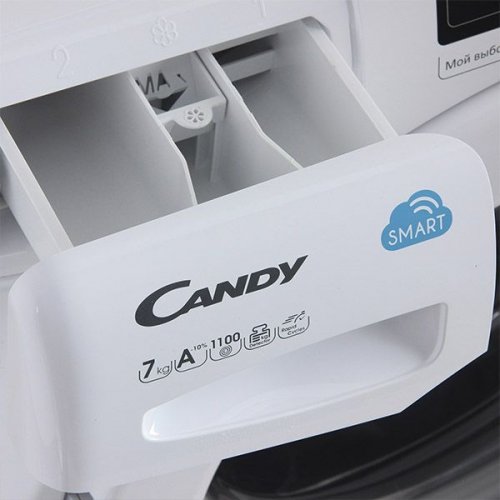 Стиральная машина Candy Smart CS4 1172D1/2-07 класс: A загр.фронтальная макс.:7кг белый фото 2