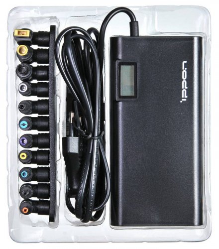 Блок питания Ippon SD65U автоматический 65W 15V-19.5V 11-connectors 3.5A 1xUSB 2.1A от бытовой элект фото 6