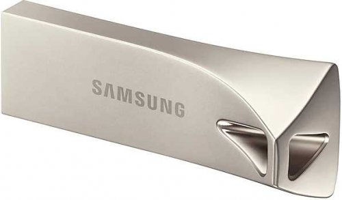 Флеш Диск Samsung 64Gb Bar Plus MUF-64BE3/APC USB3.1 серебристый фото 2