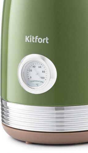 Чайник электрический Kitfort KT-6110 1.7л. 2200Вт зеленый (корпус: нержавеющая сталь) фото 6
