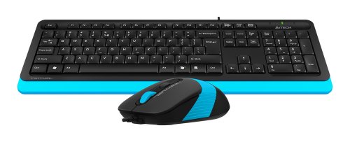Клавиатура + мышь A4Tech Fstyler F1010 клав:черный/синий мышь:черный/синий USB Multimedia фото 7
