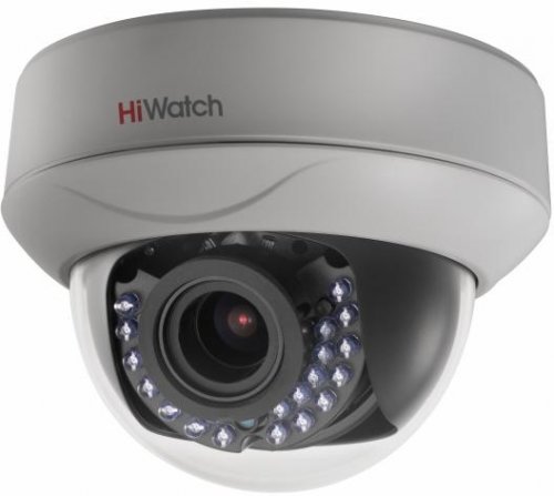 Камера видеонаблюдения аналоговая HiWatch DS-T207P 2.8-12мм HD-TVI цветная корп.:белый (DS-T207P (2.