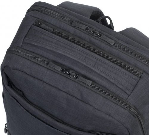 Рюкзак для ноутбука 17.3" Riva 8365 черный полиэстер фото 5