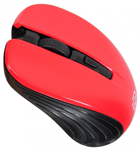 Мышь Оклик 545MW черный/красный оптическая (1600dpi) беспроводная USB для ноутбука (4but) фото 8