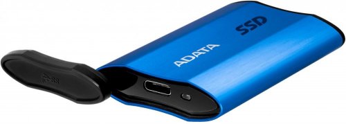 Накопитель SSD A-Data USB-C 512Gb ASE800-512GU32G2-CBL SE800 1.8" синий фото 6