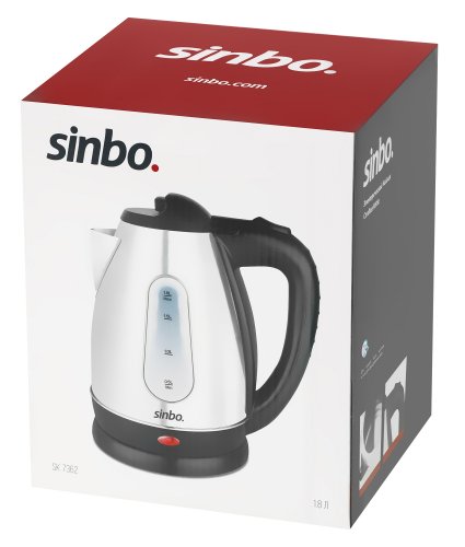 Чайник электрический Sinbo SK 7362 1.8л. 2200Вт серебристый (корпус: нержавеющая сталь/пластик) фото 8