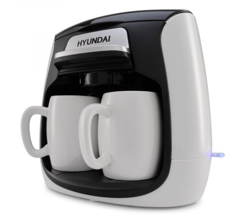 Кофеварка капельная Hyundai HYD-0204 500Вт белый фото 8