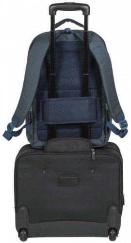 Рюкзак для ноутбука 17.3" Riva 8460 темно-синий полиэстер фото 7