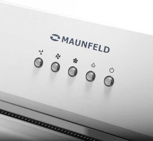 Вытяжка встраиваемая Maunfeld TRAPEZE 602IG белый управление: кнопочное (1 мотор) фото 8