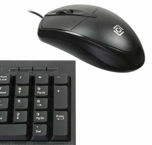 Клавиатура + мышь Оклик 640M клав:черный мышь:черный USB фото 7