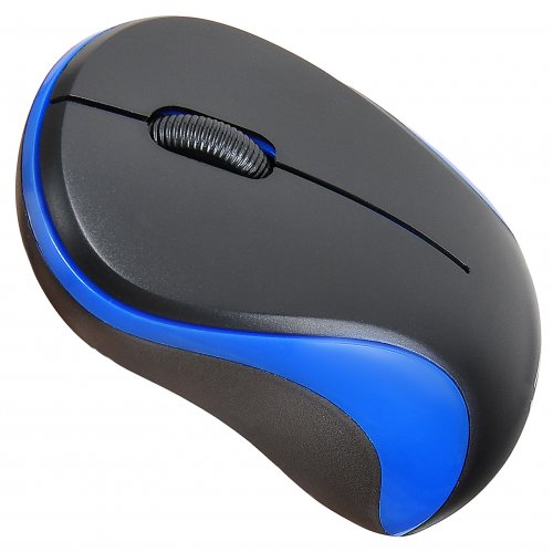 Мышь Оклик 605SW черный/синий оптическая (1200dpi) беспроводная USB для ноутбука (3but) фото 8