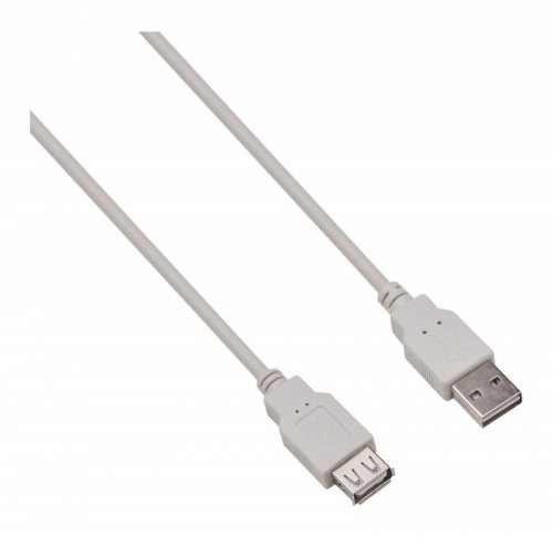 Кабель-удлинитель Buro Reversible USB A(m) USB A(f) 1.8м серый фото 3