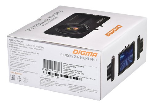 Видеорегистратор Digma FreeDrive 207 Night FHD черный 2Mpix 1080x1920 1080p 150гр. GP2247 фото 3