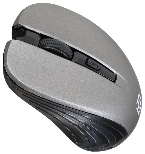 Мышь Оклик 545MW черный/серый оптическая (1600dpi) беспроводная USB для ноутбука (4but) фото 8
