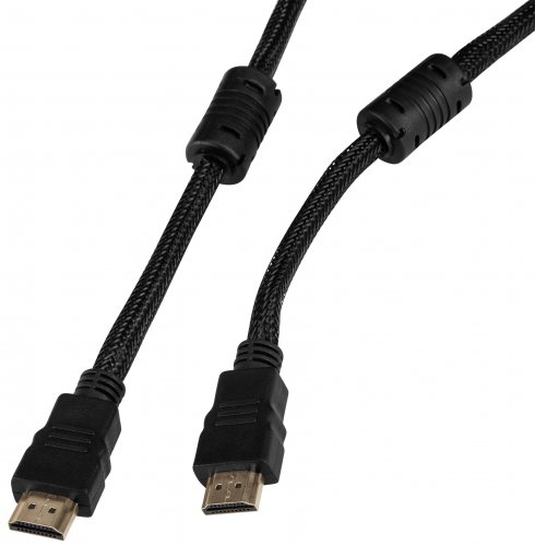 Кабель аудио-видео Buro HDMI (m)/HDMI (m) 10м. феррит.кольца Позолоченные контакты черный (HDMI-V1.4 фото 2