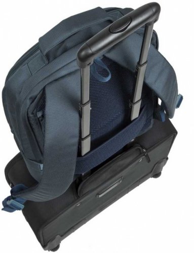 Рюкзак для ноутбука 17.3" Riva 8460 темно-синий полиэстер фото 6