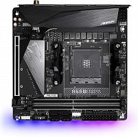 Материнская плата Gigabyte B550I AORUS PRO AX Soc-AM4 AMD B550 2xDDR4 mini-ITX AC`97 8ch(7.1) 2.5Gg 