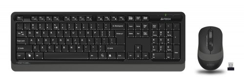 Клавиатура + мышь A4Tech Fstyler FG1010 клав:черный/серый мышь:черный/серый USB беспроводная Multime фото 2