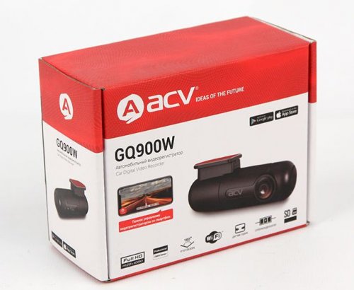 Видеорегистратор ACV GQ900W черный 2Mpix 1080x1920 1080p 160гр. GPS GM8135S фото 2