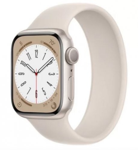 Смарт-часы Apple Watch S8, 45 mm, Starlight
