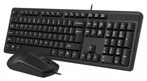 Клавиатура + мышь A4Tech KK-3330S клав:черный мышь:черный USB фото 2