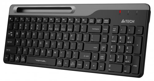 Клавиатура A4Tech Fstyler FBK25 черный/серый USB беспроводная BT/Radio slim Multimedia фото 13