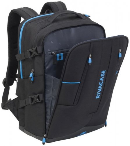 Рюкзак для ноутбука 17.3" Riva 7860 черный полиэстер фото 4