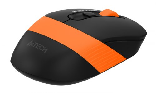Мышь A4Tech Fstyler FG10 черный/оранжевый оптическая (2000dpi) беспроводная USB (4but) фото 6