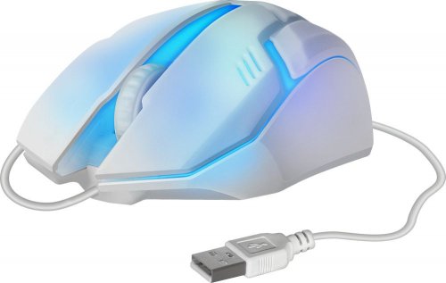 Мышь Defender Cyber MB-560L белый оптическая (1200dpi) USB для ноутбука (2but) фото 10