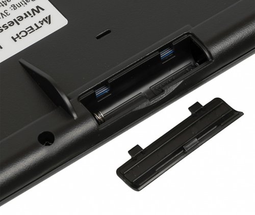 Клавиатура + мышь A4Tech 7100N клав:черный мышь:черный USB беспроводная фото 7
