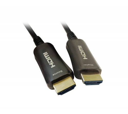 Кабель аудио-видео Digma HDMI 2.0 AOC HDMI (m)/HDMI (m) 50м. Позолоченные контакты черный (BHP AOC 2 фото 2