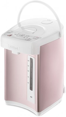 Термопот Kitfort КТ-2508-2 4л. 750Вт белый/розовый фото 2