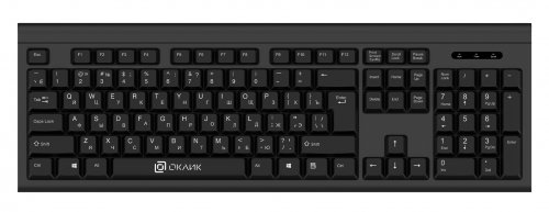 Клавиатура + мышь Оклик 600M клав:черный мышь:черный USB фото 2