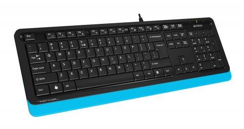 Клавиатура + мышь A4Tech Fstyler F1010 клав:черный/синий мышь:черный/синий USB Multimedia фото 3