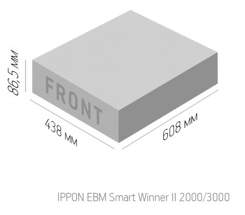 Батарея для ИБП Ippon Smart Winner II 2000/3000 BP 72В 14Ач фото 3