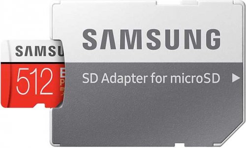 Флеш карта microSDXC 512Gb Class10 Samsung MB-MC512HA/RU EVO PLUS + adapter фото 6