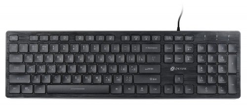 Клавиатура Оклик 550ML черный USB slim Multimedia LED фото 10