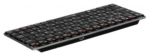 Клавиатура Оклик 840S черный USB беспроводная BT slim фото 9
