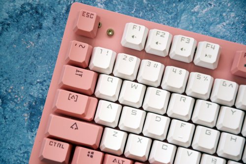 Клавиатура A4Tech Bloody B800 Dual Color механическая розовый/белый USB for gamer LED фото 7