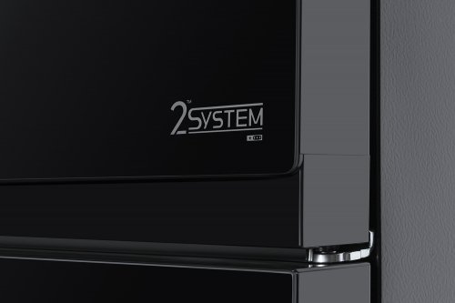 Холодильник Hyundai CM5005F черное стекло (трехкамерный) фото 15