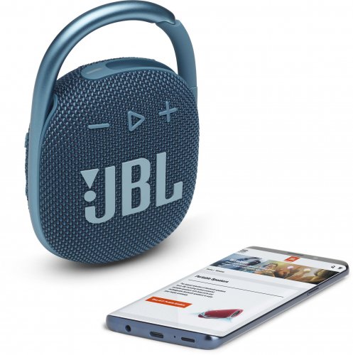 Колонка порт. JBL Clip 4 синий 5W 1.0 BT 15м 500mAh (JBLCLIP4BLU) фото 10
